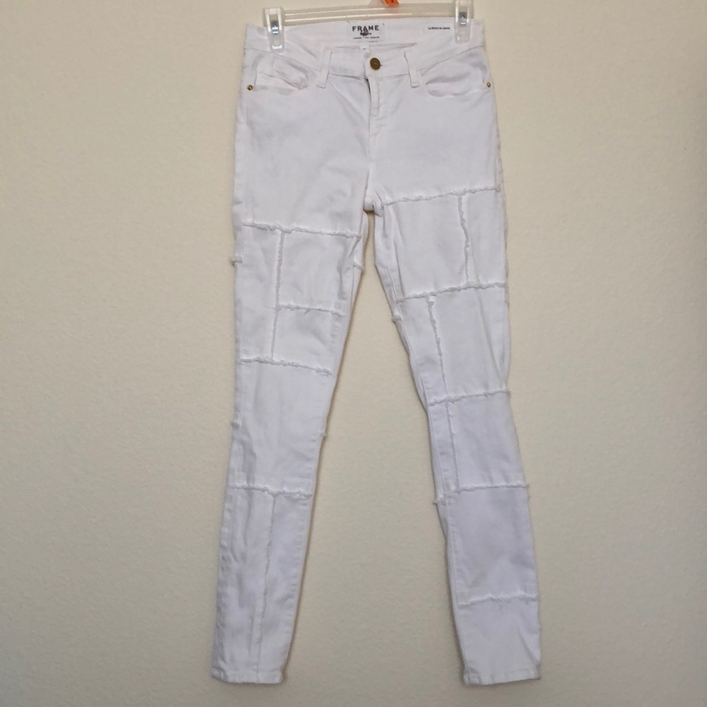Frame Skinny de Jeanne Panel Jeans - Picture 3 of 8